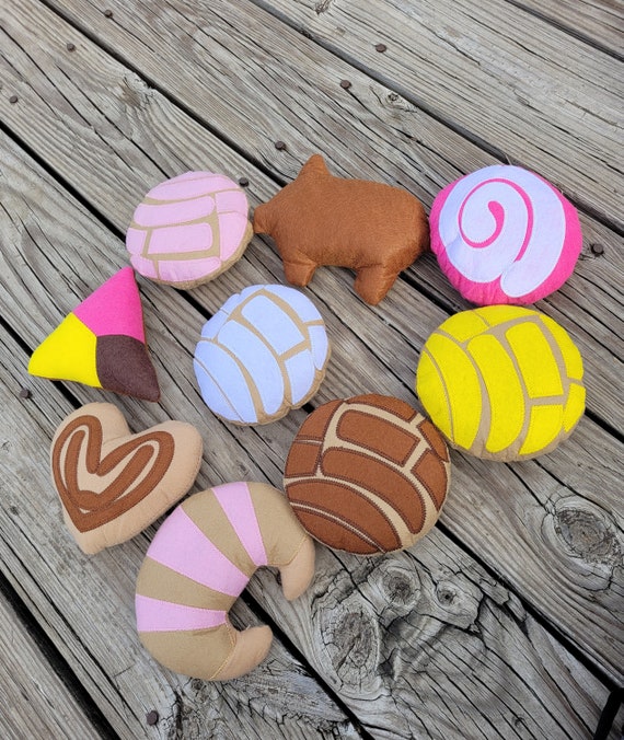 Pan Dulce Felt Food, Pan Dulce Concha Toy Playset, Mexican Food