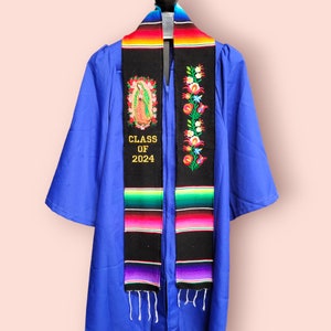 Class of 2024, Mexican Graduation Stole, Sarape Stole, Graduation Sash