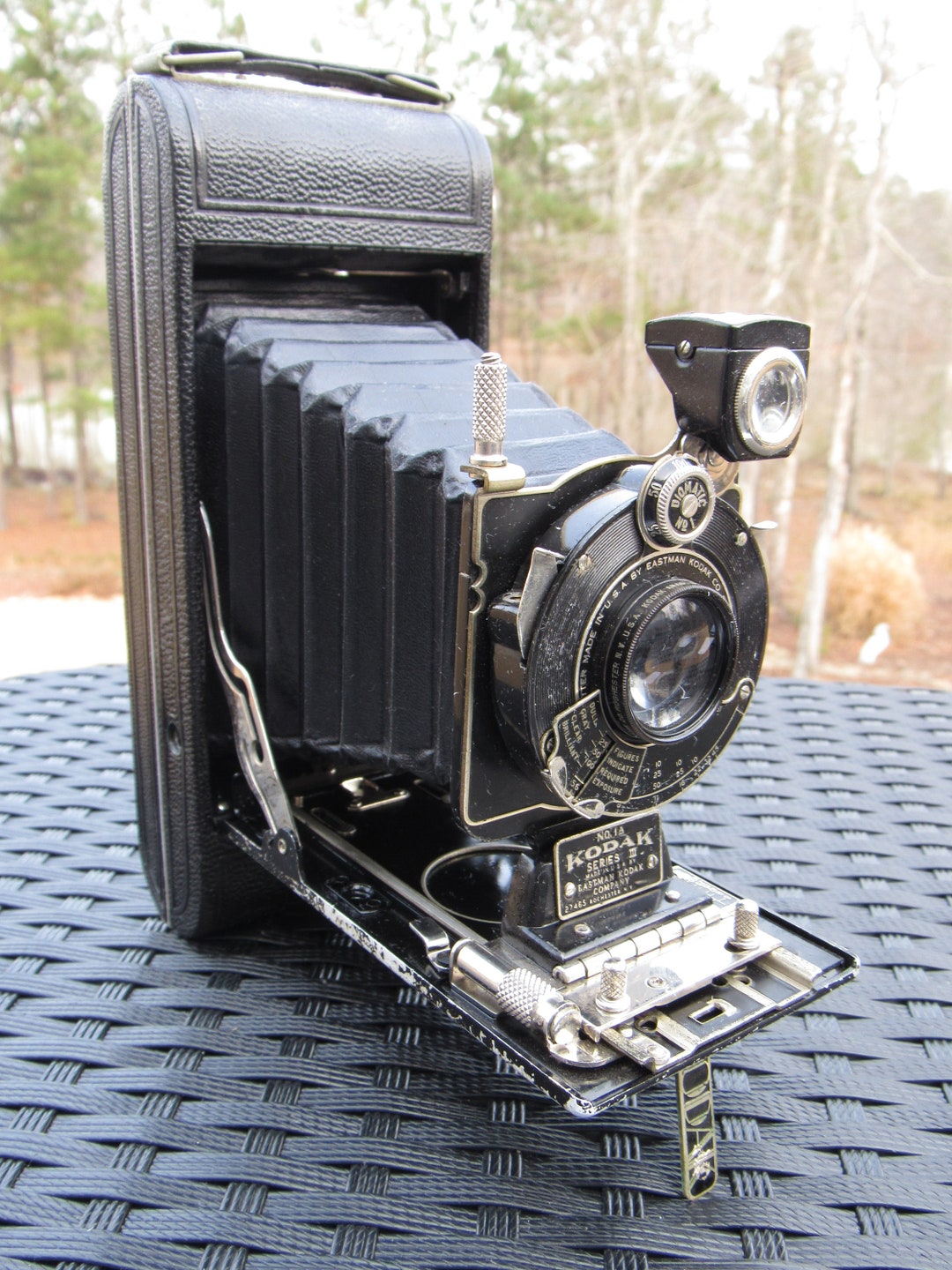 Old 1924 No. 1A KODAK Series III Folding Camera W/ Original Leather ...