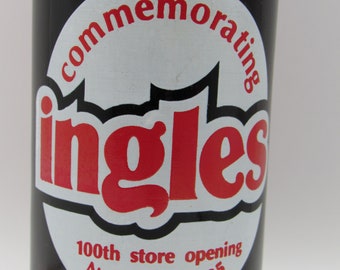 Bouteille de Coca-Cola INGLES SUPERMARKET - 1985 - Ouverture du 100e magasin - En solde + livraison GRATUITE