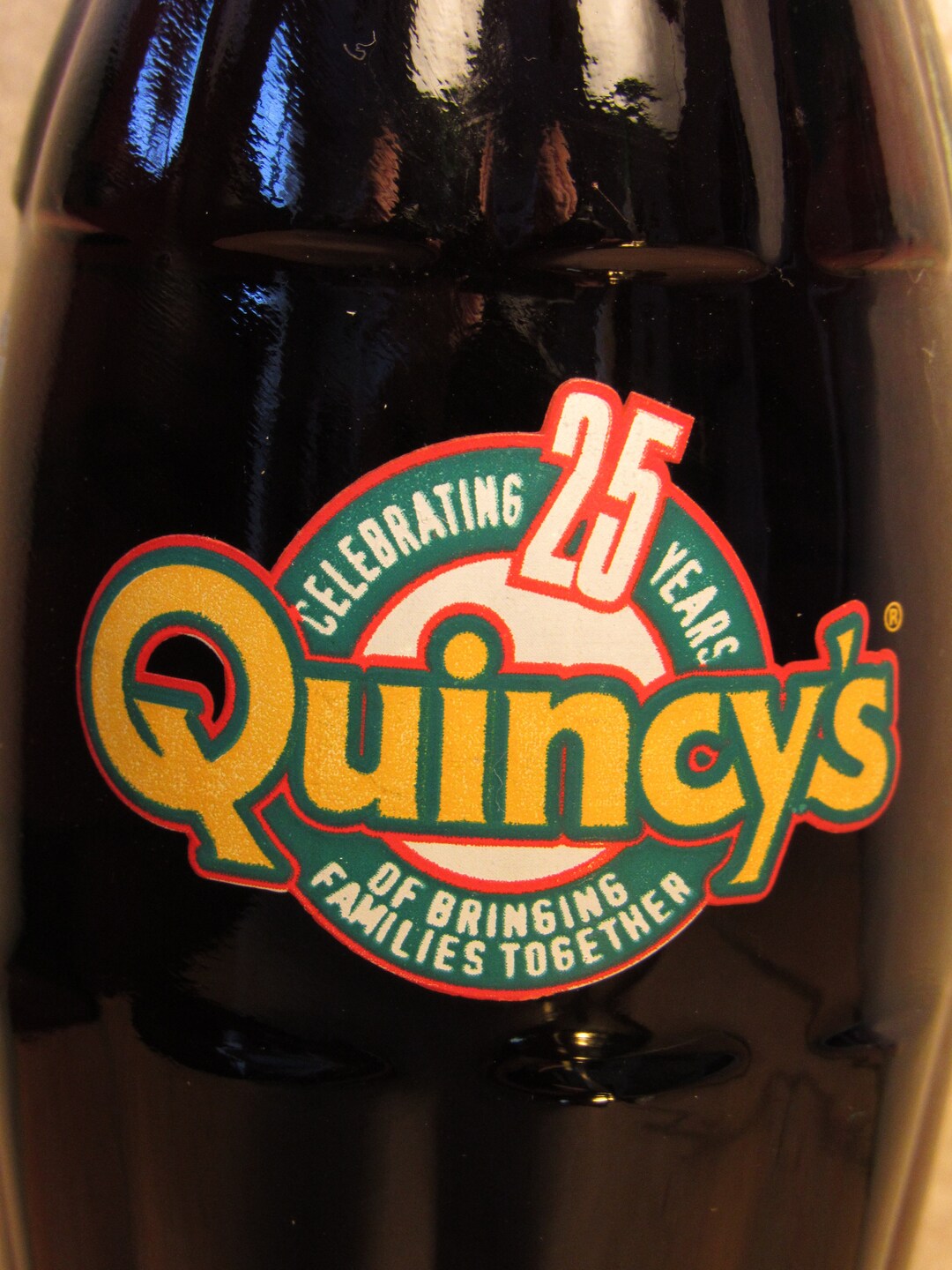 QUINCY'S FAMILY STEAKHOUSE Coca Cola Bottle Florence, St. Matthews