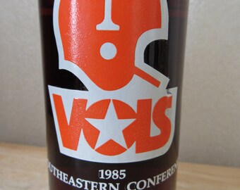 TENNESSEE VOLS - Coca Cola Flasche - 1985 SE Konferenz Meister Fußball 10 oz. - Im Angebot + kostenloser Versand