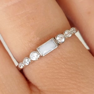 DIY Dainty Breastmilk Ring | 925 sterling silver | Stackable Breastmilk ring | DIY Breastmilk jewelry kit | keepsake breastmilk Jewelry
