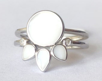 DIY Milk Ring Set: 925 Sterling silver, Keepsake Jewelry Kit