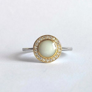 DIY Goddess Halo Breastmilk Ring | 925 sterling silver, yellow gold | Breastmilk ring | DIY breastmilk jewelry kit | keepsake Jewelry