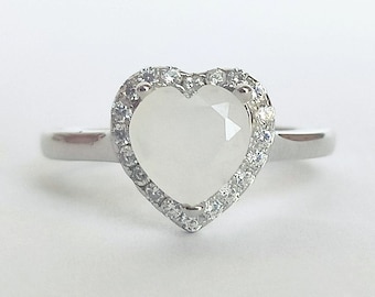 DIY Heart Halo Breastmilk Ring | 925 sterling silver ring | DIY Breastmilk jewelry kit | DNA and keepsake Jewelry | Breastmilk Jewelry