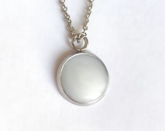 Milk Round Pendant DIY Jewelry Kit: Keepsake Jewelry