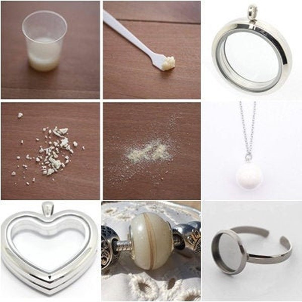 KIT DIY de bijoux pour lait maternel | Kit DIY pour la préservation du lait maternel | Bijoux souvenir