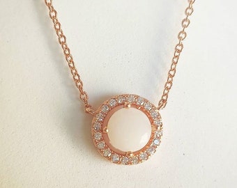 DIY Halo Breastmilk Necklace | 925 sterling silver | Rose Gold plated | DIY Breastmilk jewelry kit | DNA and keepsake Jewelry