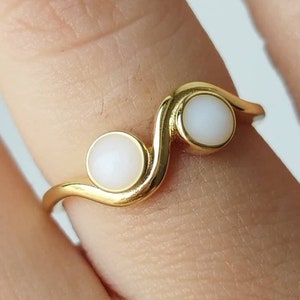 DIY Double Embrace Breastmilk Ring | Sterling Silver | Yellow gold | DIY Breastmilk jewelry kit | keepsake jewelry | cremation jewelry