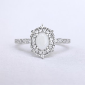 Art Deco Milk Ring: 925 Sterling Silver DIY Kit, keepsake jewelry