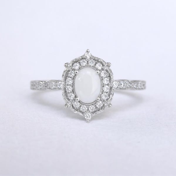 Art Deco Milk Ring: 925 Sterling Silver DIY Kit, keepsake jewelry