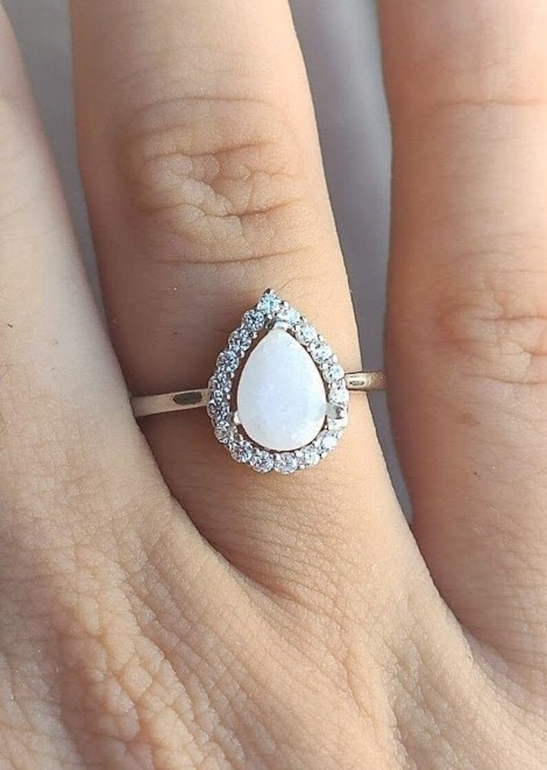 Teardrop Breastmilk Ring 925 sterling silver ring DIY Etsy