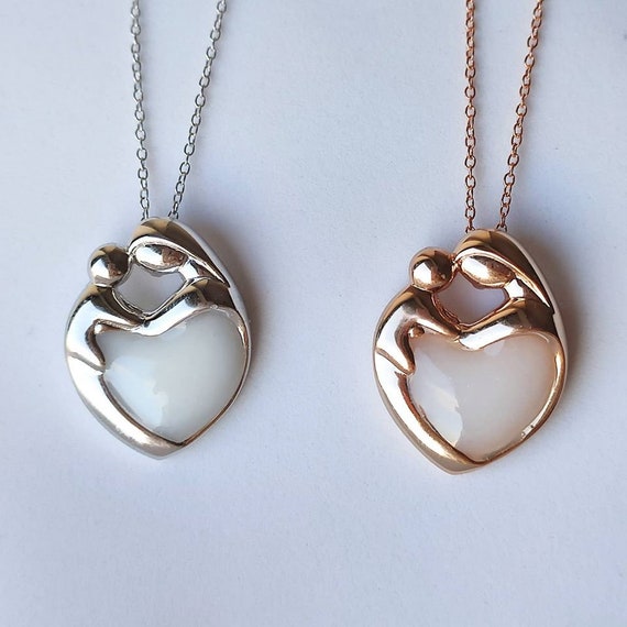 DIY Mother and Child Breastmilk Pendant or ring | 925 Silver, Rose Gold |  DIY Breastmilk jewelry kit | Kepsake Jewelry | Breastmilk necklace