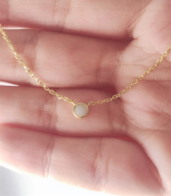 Round Halo Breastmilk Necklace (DIY Kit) Rose Gold Plated