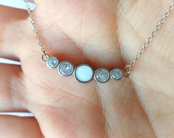 DIY Milk Necklace Kit: 925 Silver, keepsake jewelry