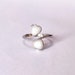 Double Hearts Breastmilk Ring,  925 sterling Silver, DIY Breastmilk kit, keepsake breastmilk jewelry 