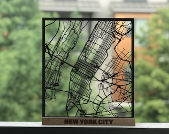 Download Nyc Cut Maps Etsy