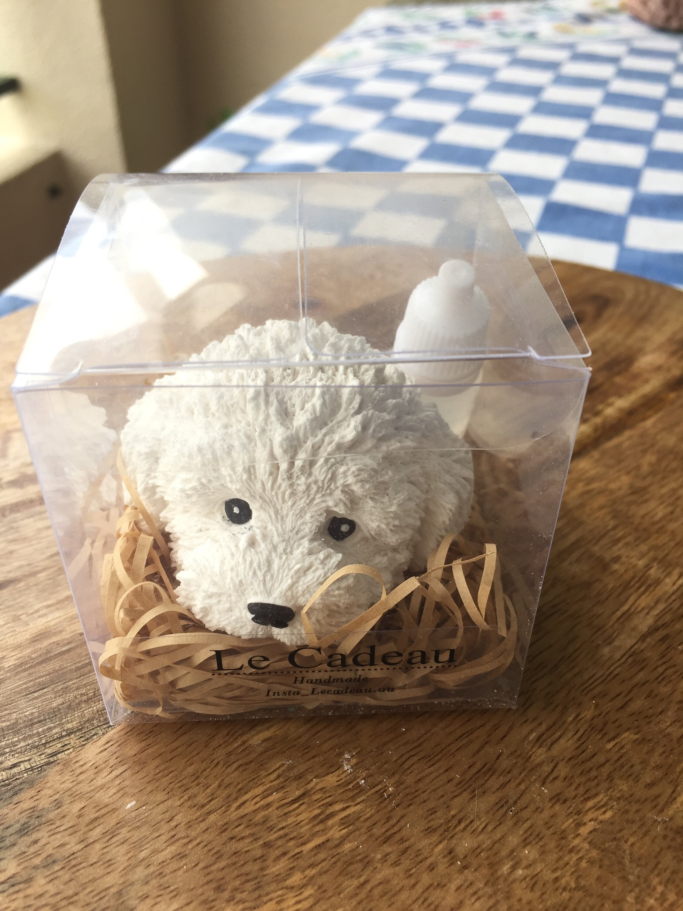 Bichon Car Freshener, Car Air Freshener, Plaster Freshener, Doggy