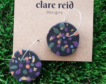 Handmade Statement Polymer Clay Earrings