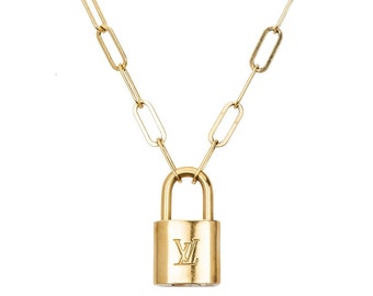 Authentic LOUIS VUITTON Vintage Brass 
