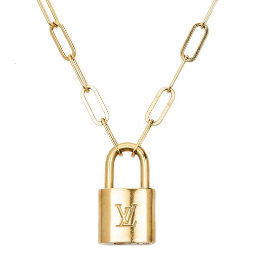 Authentic Padlock Necklace Repurposed Lock and Key Necklace Etsy