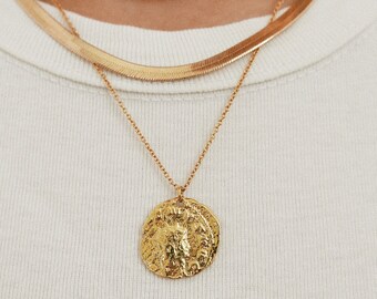 Gold Necklace Kim Kardashian - Etsy