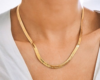Herringbone Necklace - Etsy