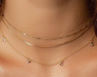 Alia Choker, Gold Filled Choker, Gold Choker, Choker Ketting, Choker Kettingen voor vrouwen, Choker Ketting, Choker Ketting goud