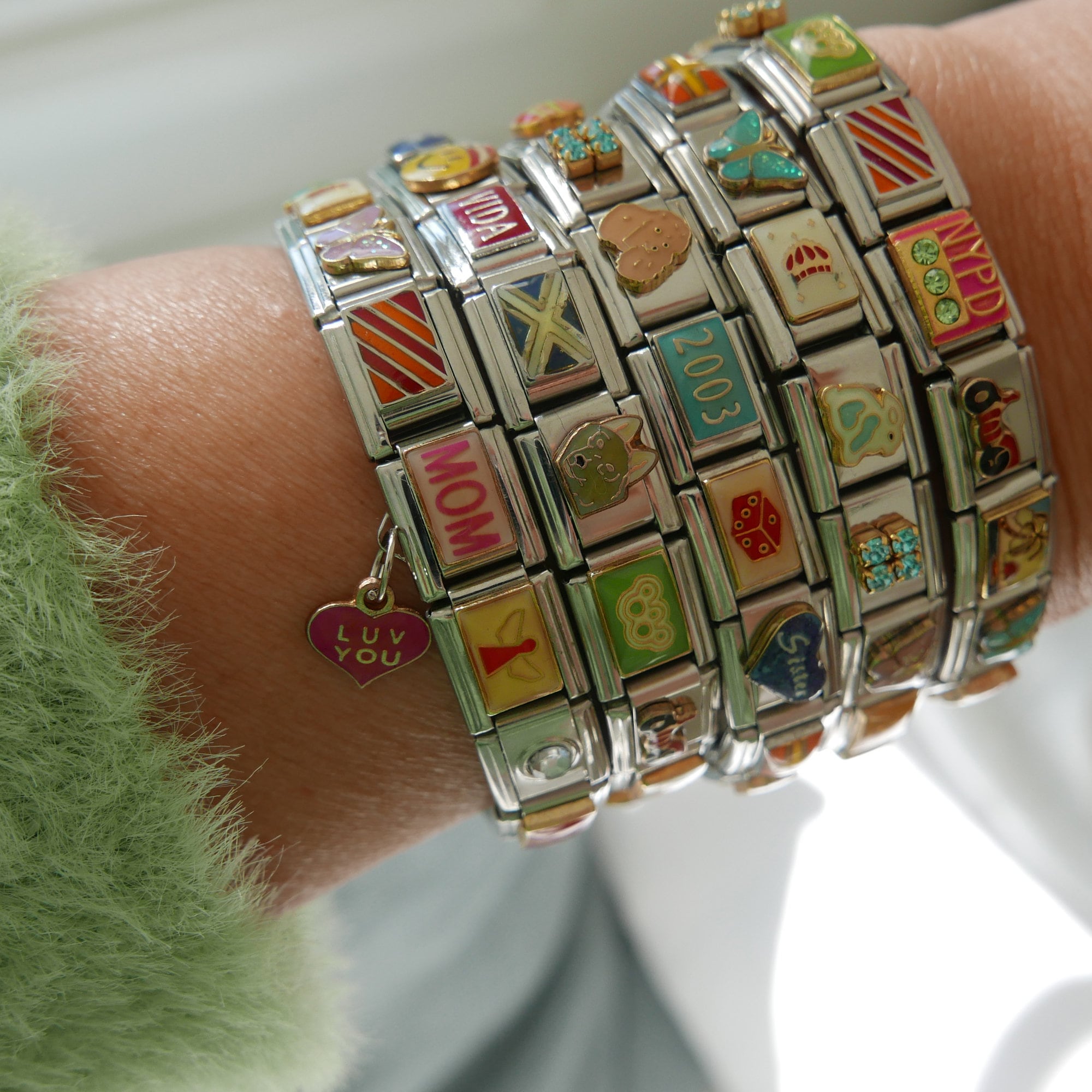 Charm bracelet 2000s deals