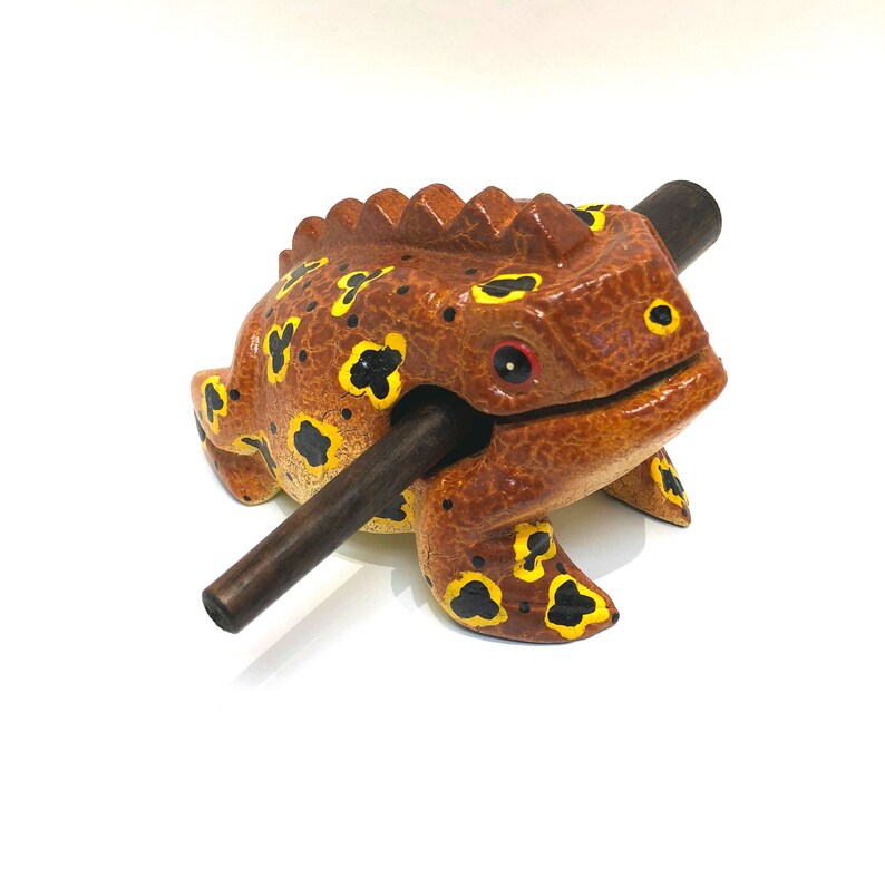 Rana musical / instrumento de rana / sonido Ribbet / rana | Etsy