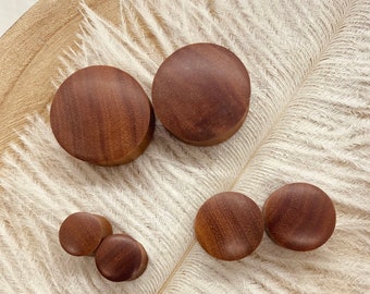 Saba Wood Organic Plugs Pair