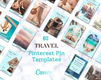 Pinterest Pin Template,Travel Pinterest Pin,Pinterest Template Canva,Canva Template,Travel Agent Pinterest Template,Travel Marketing