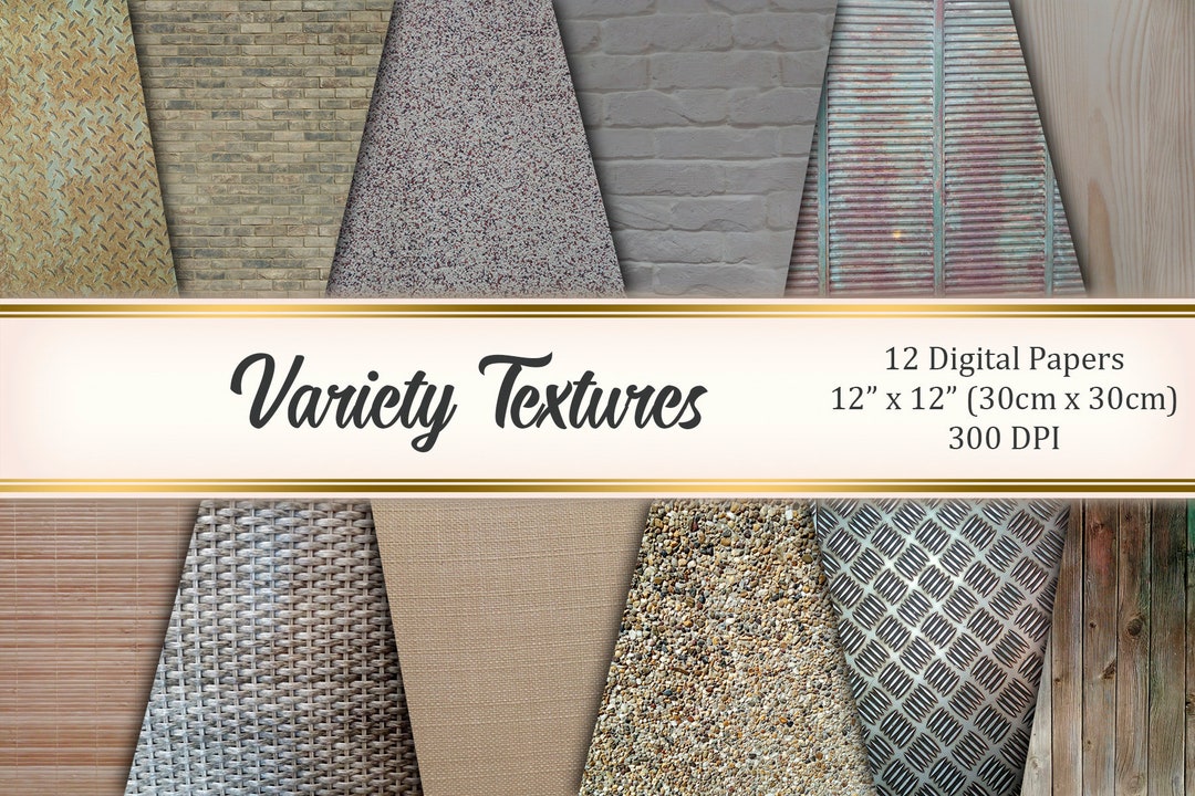 Digital Paper Pack VARIETY TEXTURES ,digital Texture Background,planner ...