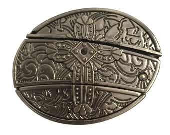 Cross Belt Buckle with Removable Craft Knife