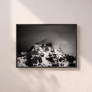 Grand Tetons II Printable Wall Art, Digital Download, Landscape Photography