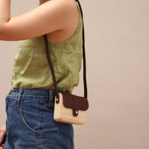 Mini-Holztasche