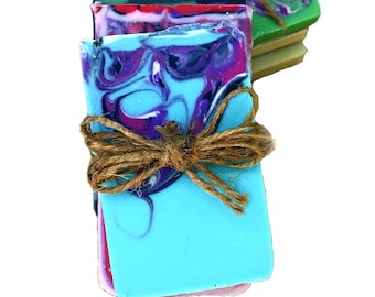 Handmade Bar Soap Ends Sample Set Full Size End Pieces