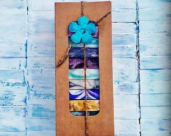 Handmade Soap Gift Box Set of 12 Sample Size Bars