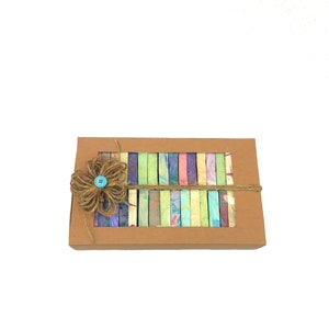 Handmade Bar Soap Sample Set of 12 GIft Box Mothers Day Gift 36 Soap Samples