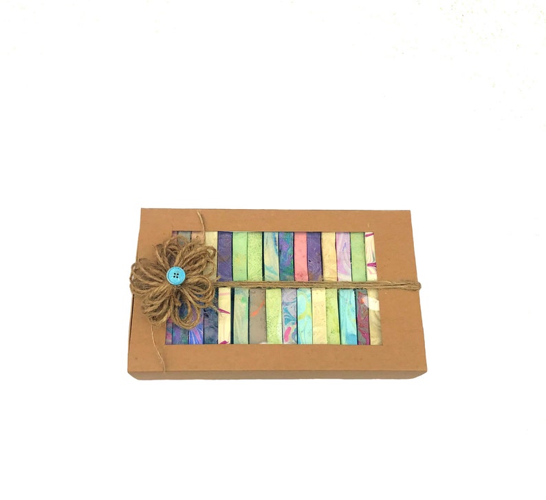 Handmade Bar Soap Sample Set of 12 GIft Box Mothers Day Gift 36 Soap Samples