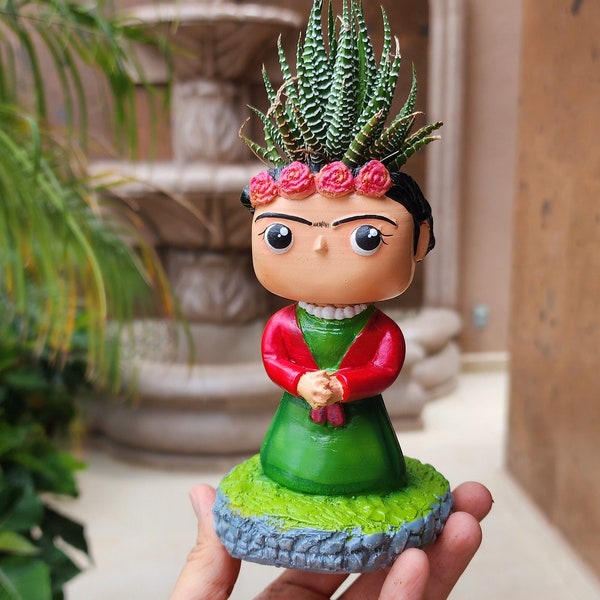 Maceta Frida Kahlo estilo Funko