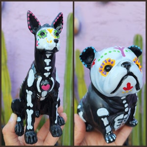 Day of the Dead Doggy planter DIY