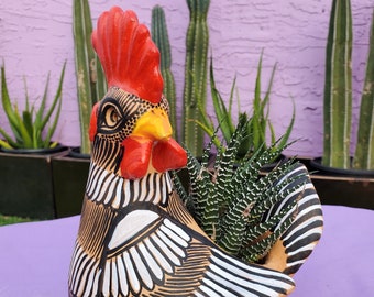 Rooster/Chicken Planter 8 inch OR  11 inches