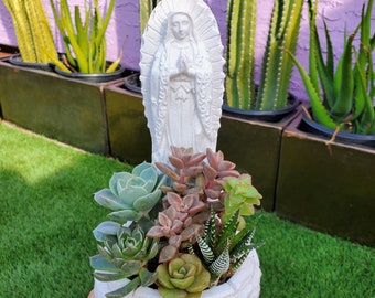 8 Inch  Virgencita Planter DIY