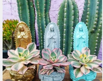 Mini 4 Inch DIY Virgencita Planter