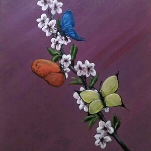 Butterflies and Cherry Blossoms