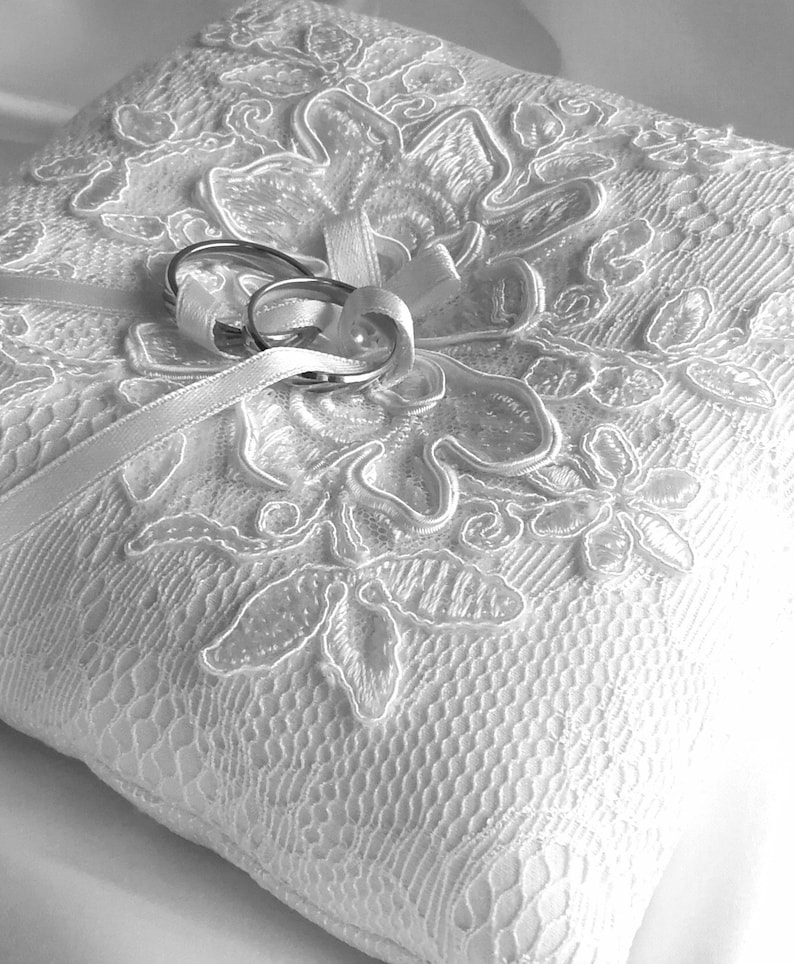 Wedding Ring Pillow/ Ring Bearer Pillow/ Wedding Pillow/ Etsy