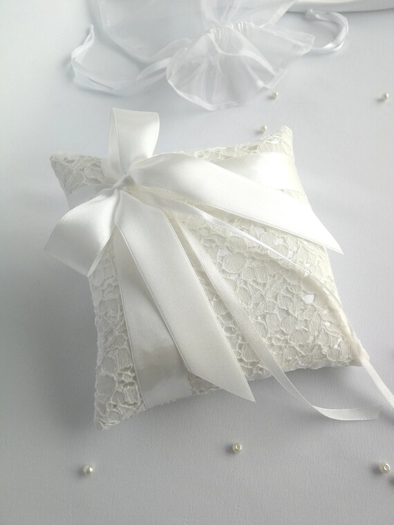 Wedding Ring Pillow Ring Bearer Pillow Ring Pillow With Lace
