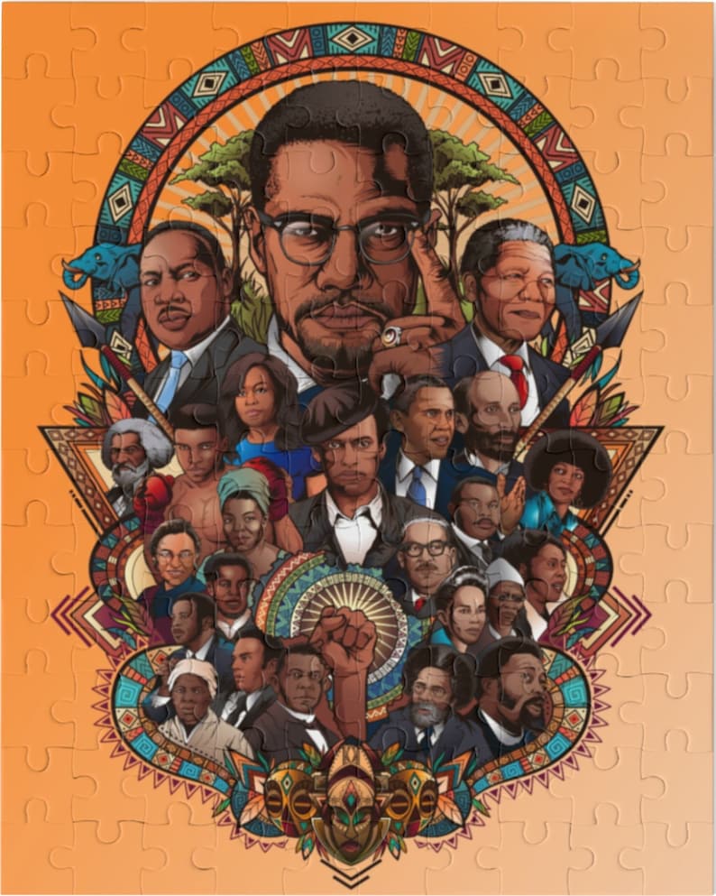 Black History is Our History Puzzle, African American Puzzle, Black History Gift, Educational Puzzle, Dream In Color Puzzle, 120 Pieces image 1